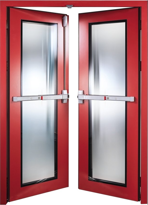 Clip-on Double-Leaf Safety Door