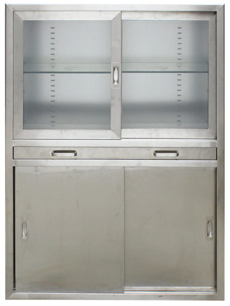 F76 All Stainless Steel Built-in Anesthesia Cabinet
