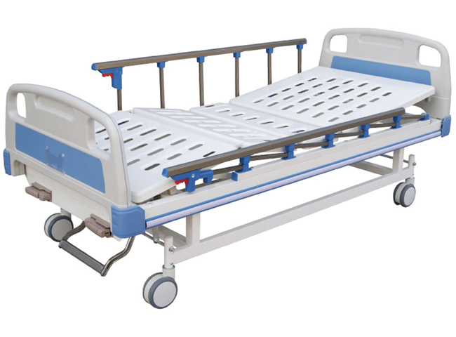 F20 ABS Perforated Double-Crank Bed (Central Locking Brake, Six-Position Side Rails)